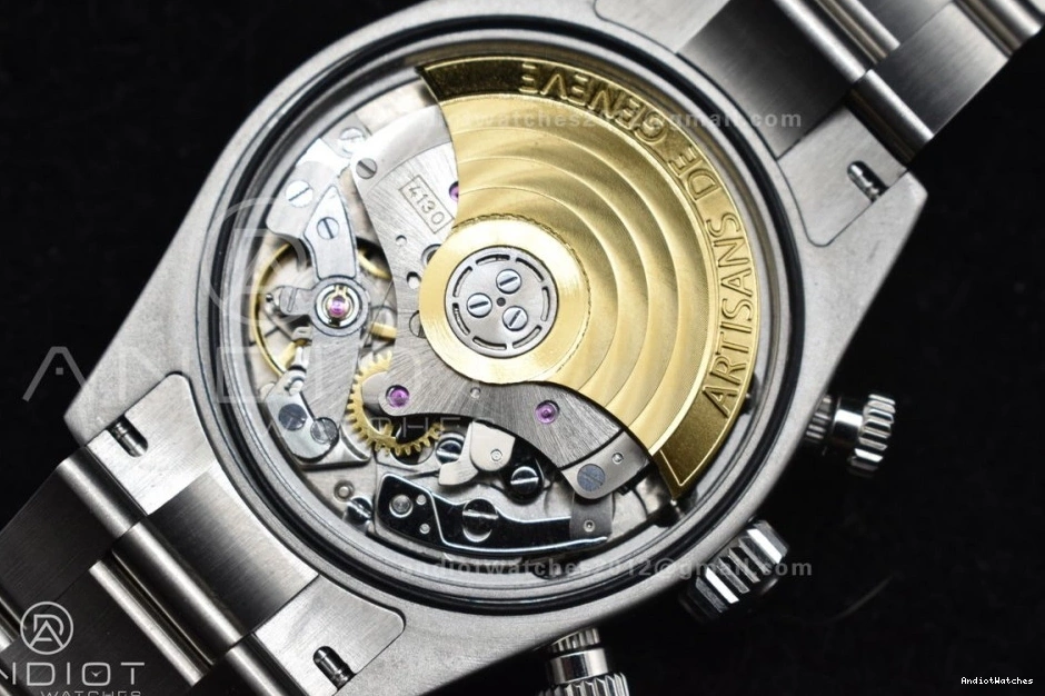 SS ADGF White Daytona SS Black on Bracelet 825 A Edition Comfortable Best Dial 0109